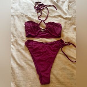 Blush Magenta Swimwear Bikini